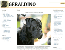 Tablet Screenshot of geraldino.cz